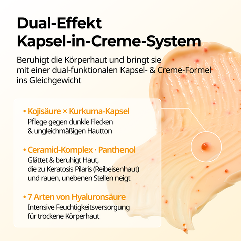 Kojic Acid Turmeric Capsule Body Cream