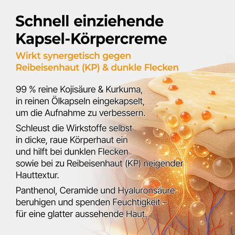 Kojic Acid Turmeric Capsule Body Cream